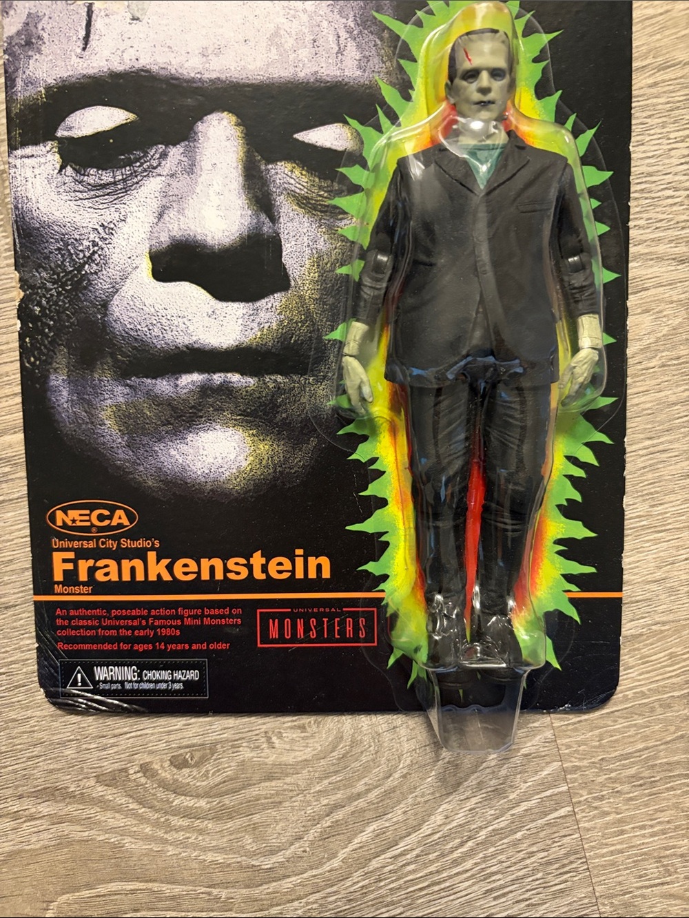 NECA Universal Monsters Frankenstein Action Figure - Black & Green Accents